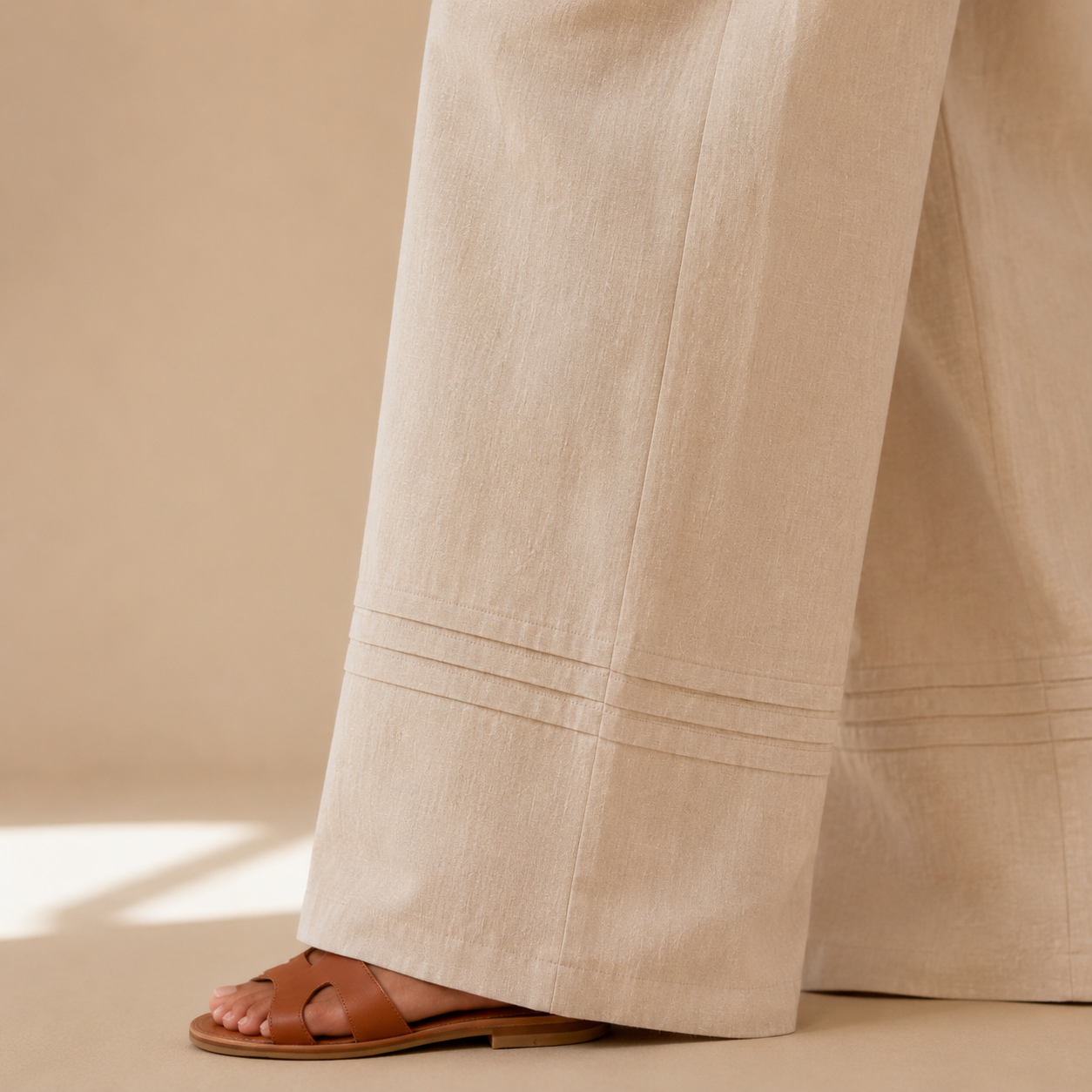 Voyaa Linen Flow Pants