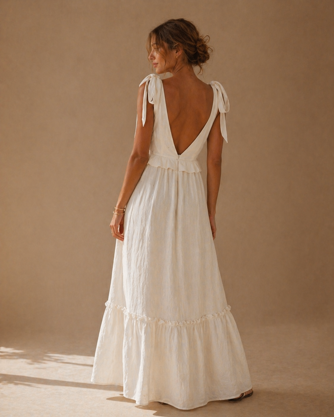Soléa Linen Maxi Dress