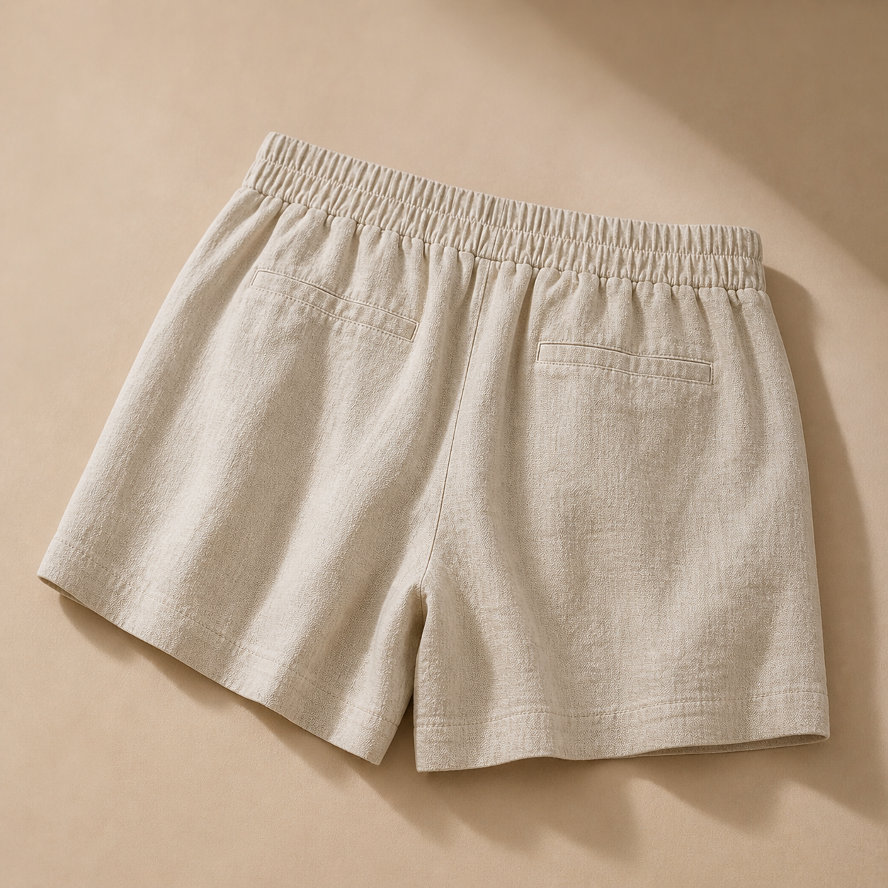Voyaa Air Linen Shorts
