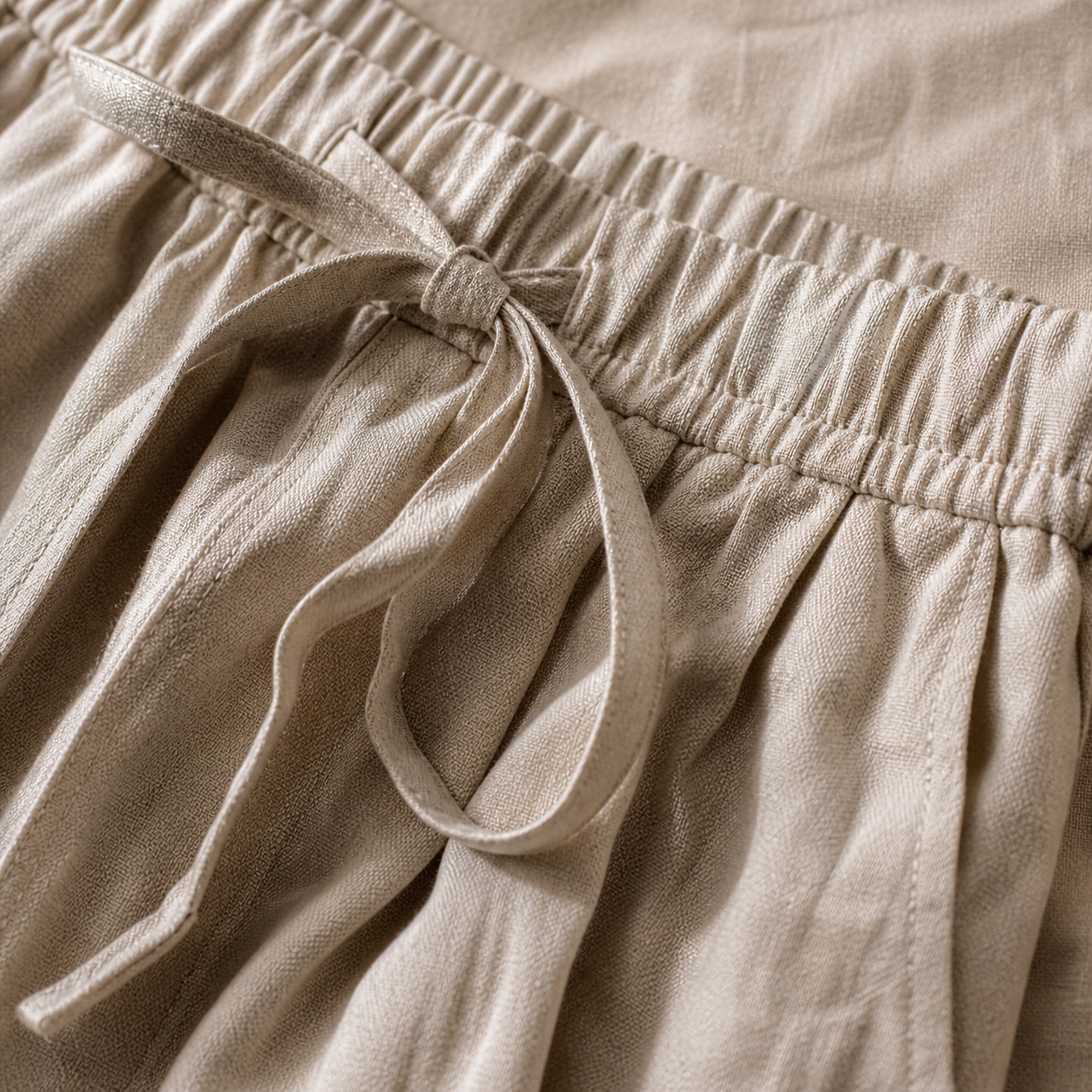 Voyaa Air Linen Shorts