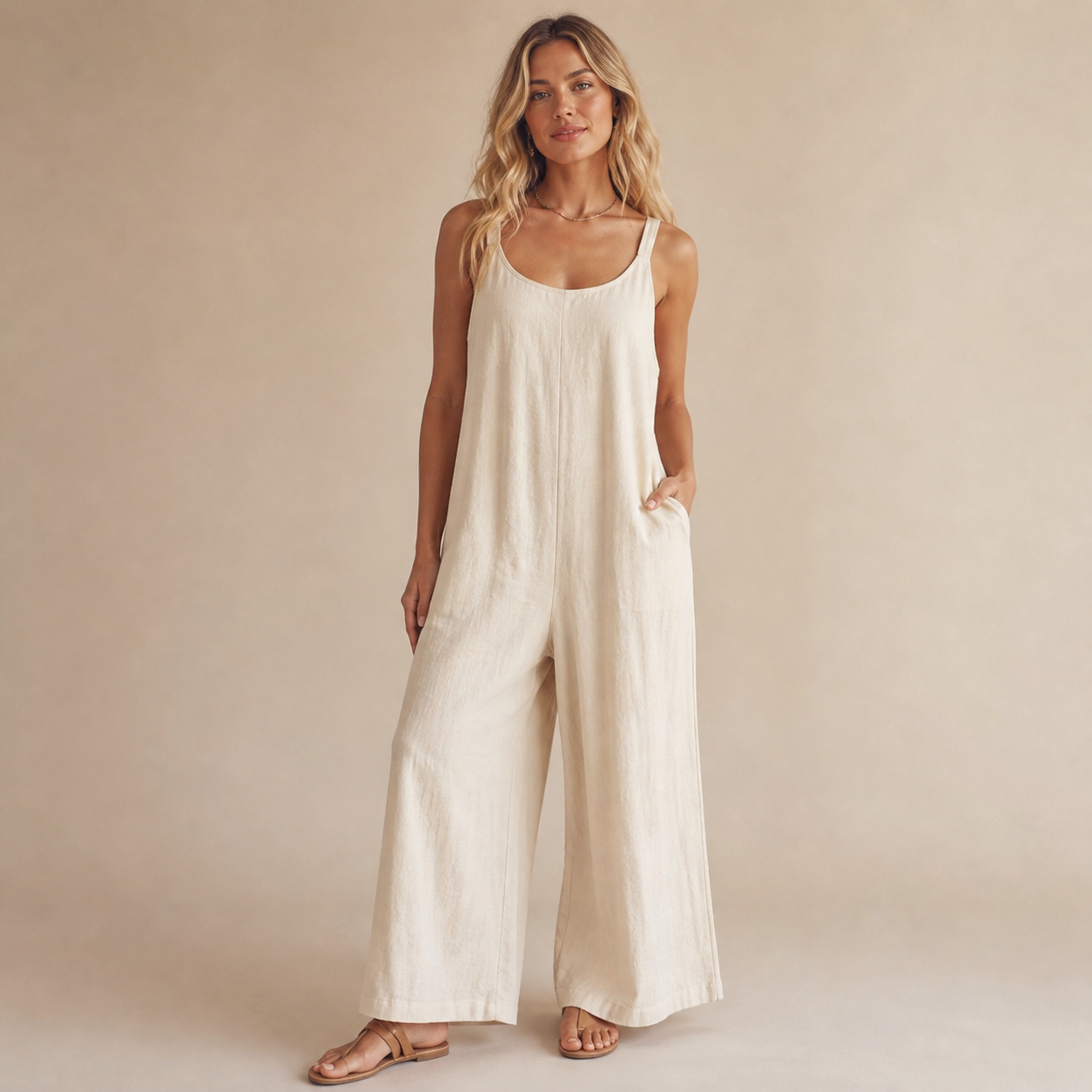 Luna Cotton Jumpsuit