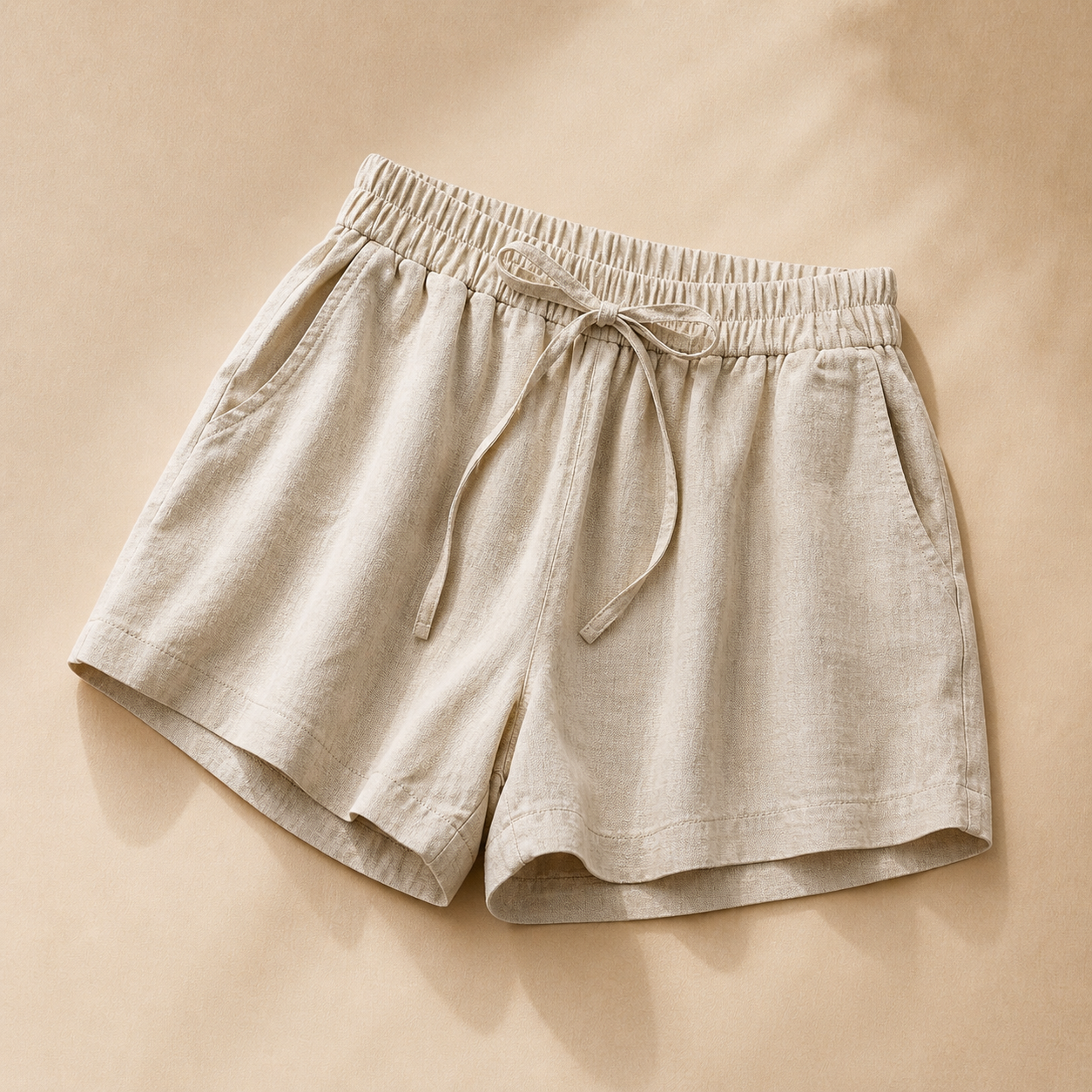 Voyaa Air Linen Shorts
