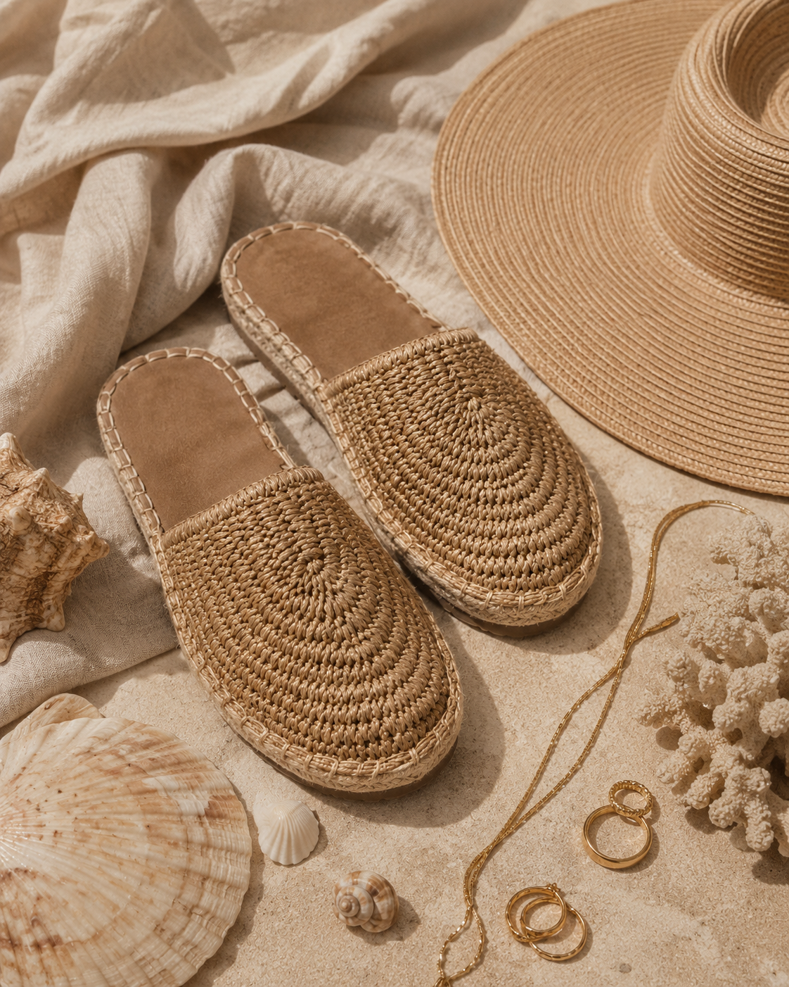 Voyaa – Riviera Woven Slides